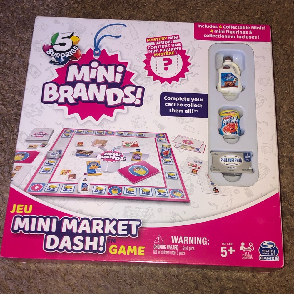 Zuru 5 Surprise Mini Brands Mini Mart Dash Game, New
